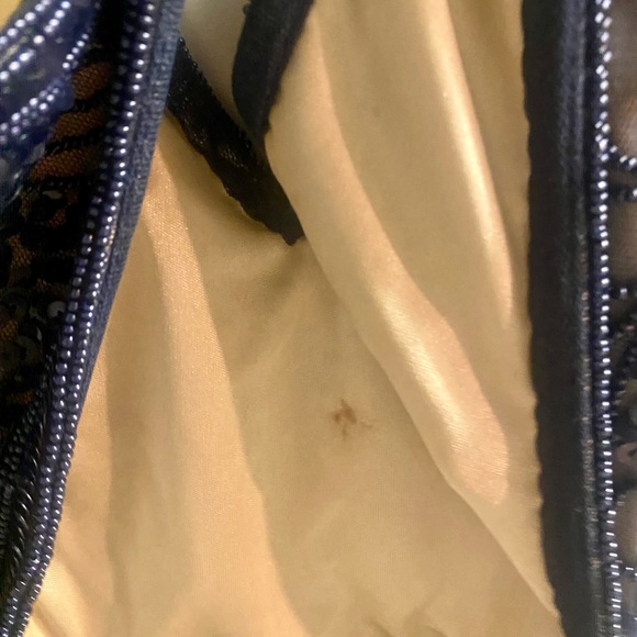 SCALA Swirl Beaded Prom Dress - Size:2 - Picture 4 of 4